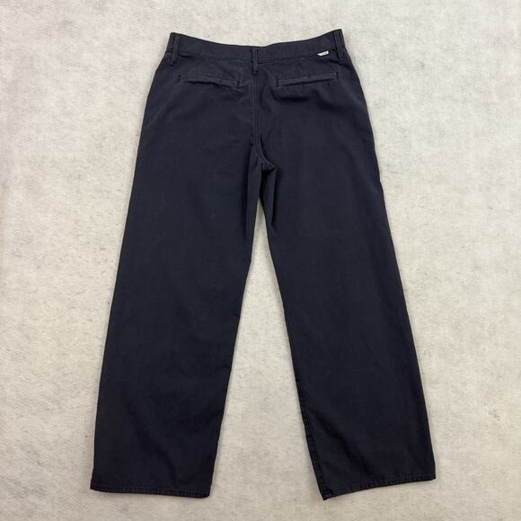 Mother The Pleated Greaser Prep Pants Womens Size 29 Blue On The Island Preppy - Picture 5 of 13